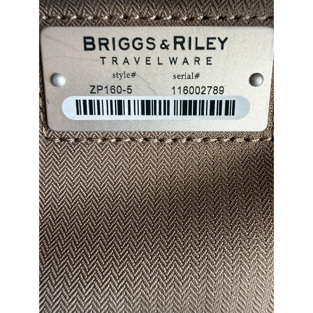 Briggs & Riley Kinzie Street Medium Backpack, Navy Blue/Grey W/RFID shield